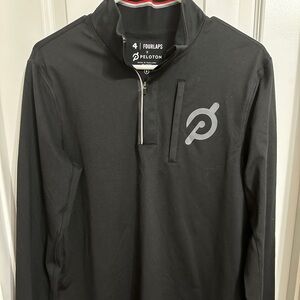 Peloton Black 1/4 zip Jacket